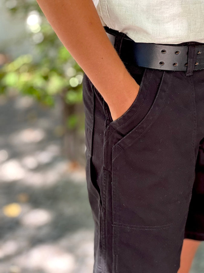 "CHOPPER BUILDER" WORK TROUSERS- UNION SPECIAL OVERALLS Black