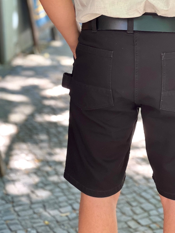 "CHOPPER BUILDER" WORK TROUSERS- UNION SPECIAL OVERALLS Black