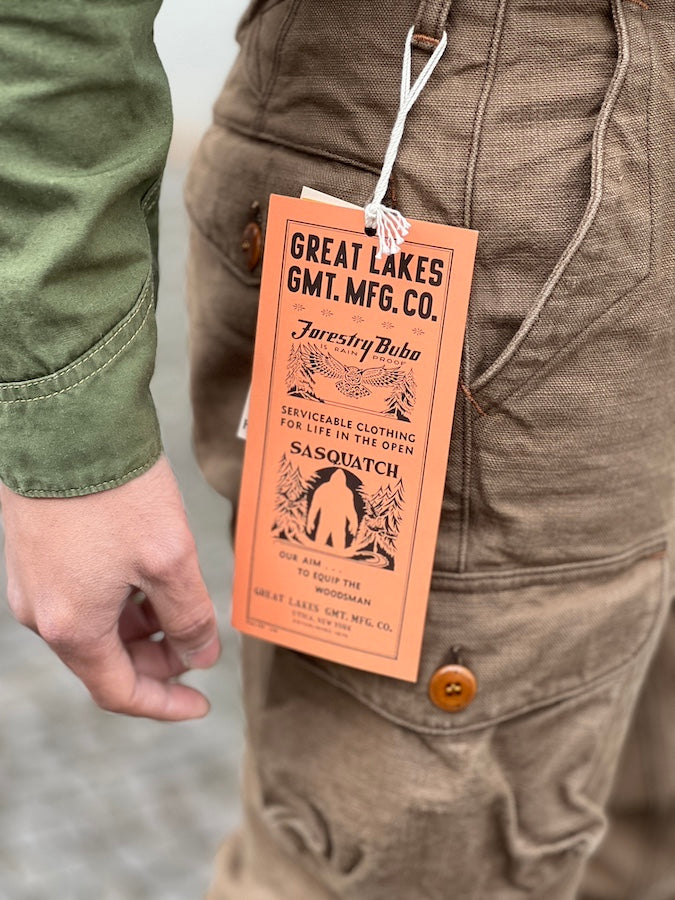 "TIMBER CRUISER" TROUSERS - GREAT LAKES GMT. MFG. CO. - 1920~1930s WOODSMAN TROUSERS