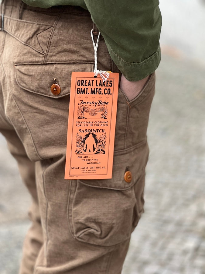 "TIMBER CRUISER" TROUSERS - GREAT LAKES GMT. MFG. CO. - 1920~1930s WOODSMAN TROUSERS