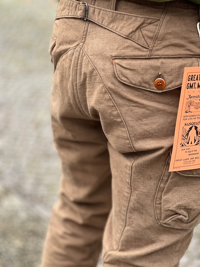"TIMBER CRUISER" TROUSERS - GREAT LAKES GMT. MFG. CO. - 1920~1930s WOODSMAN TROUSERS