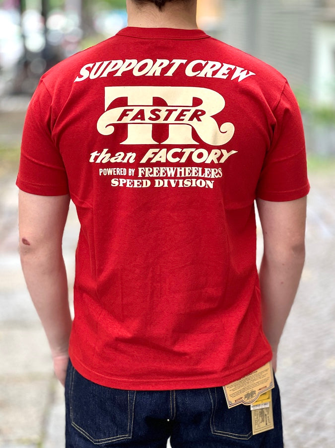 "THROTTLE RACING SUPPORT CREW" - Vintage Style Light Weight Jersey < FREEWHEELERS SPEED DIVISION >
