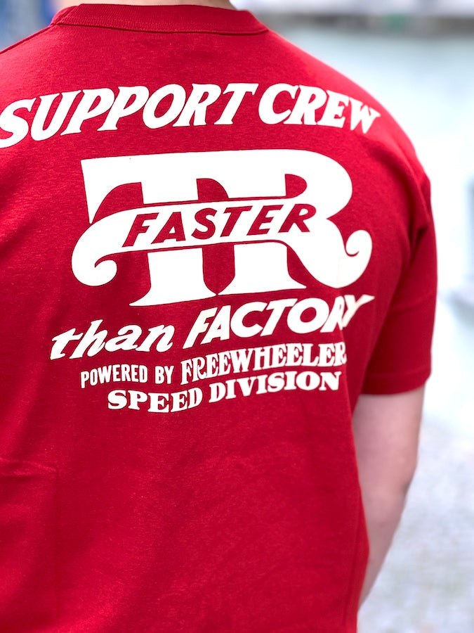 "THROTTLE RACING SUPPORT CREW" - Vintage Style Light Weight Jersey < FREEWHEELERS SPEED DIVISION >