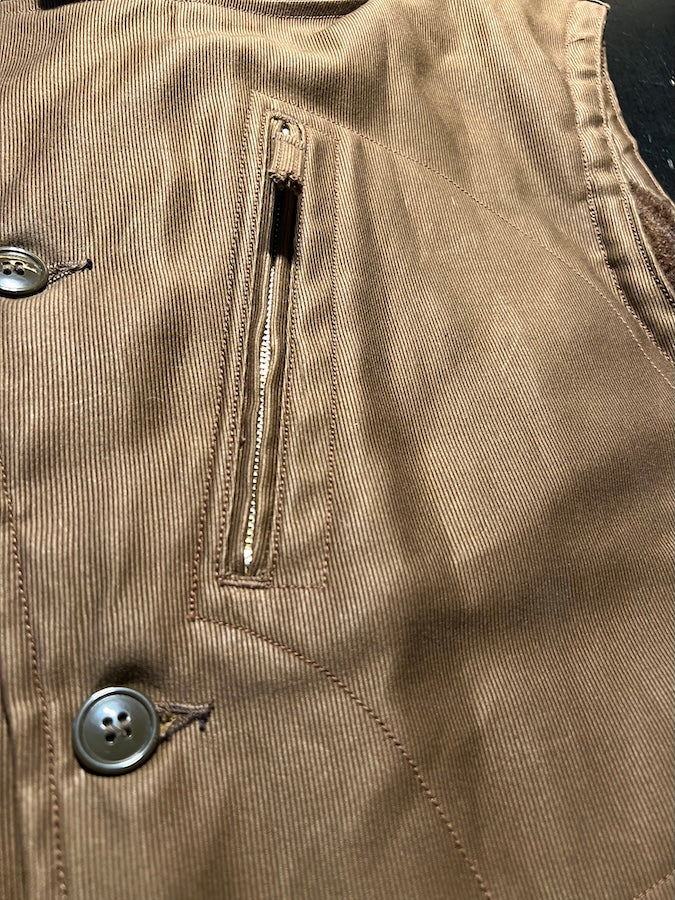 “WINTER AVIATORS VEST” - 1930 ~ 1940s CIVILIAN MILITARY STYLE CLOTHING - UNION SPECIAL OVERALLS