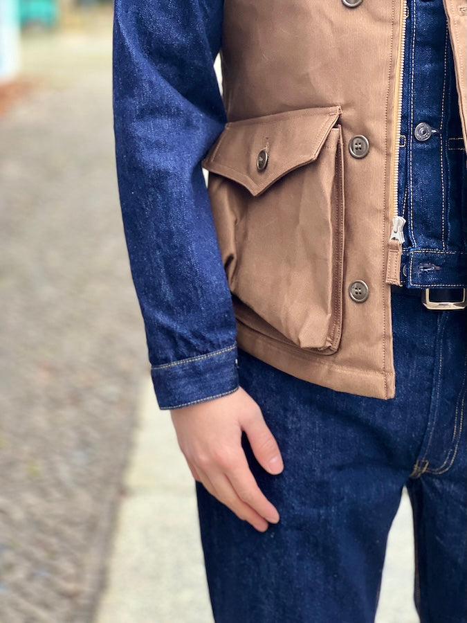 “WINTER AVIATORS VEST” - 1930 ~ 1940s CIVILIAN MILITARY STYLE CLOTHING - UNION SPECIAL OVERALLS