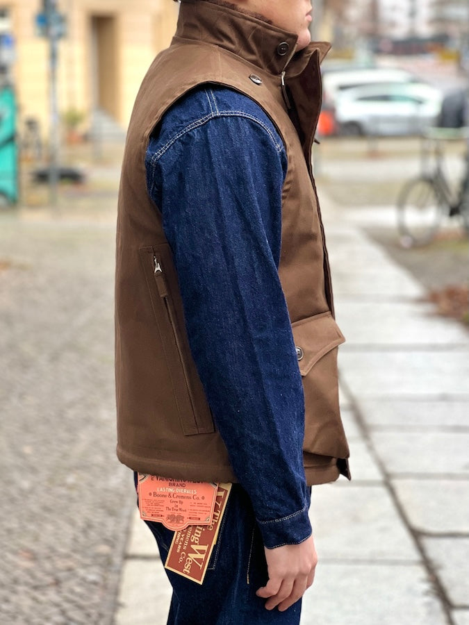 “WINTER AVIATORS VEST” - 1930 ~ 1940s CIVILIAN MILITARY STYLE CLOTHING - UNION SPECIAL OVERALLS