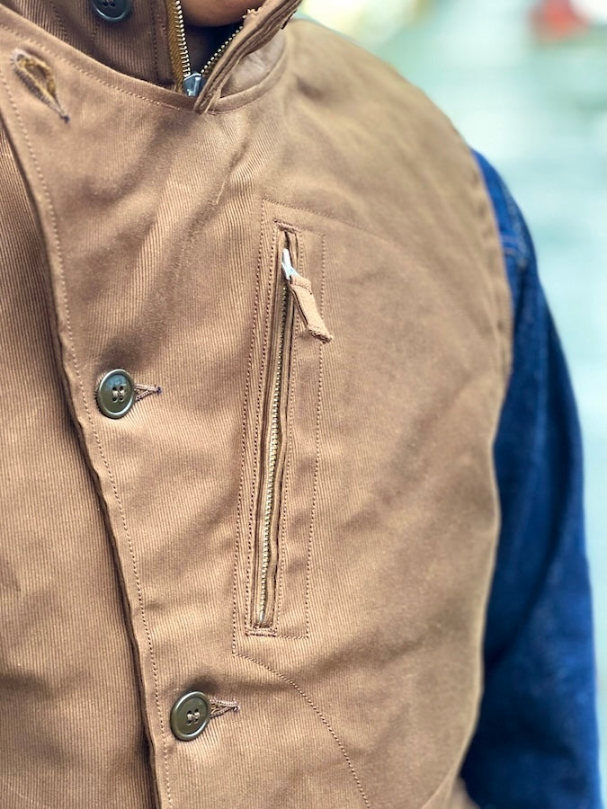 “WINTER AVIATORS VEST” - 1930 ~ 1940s CIVILIAN MILITARY STYLE CLOTHING - UNION SPECIAL OVERALLS