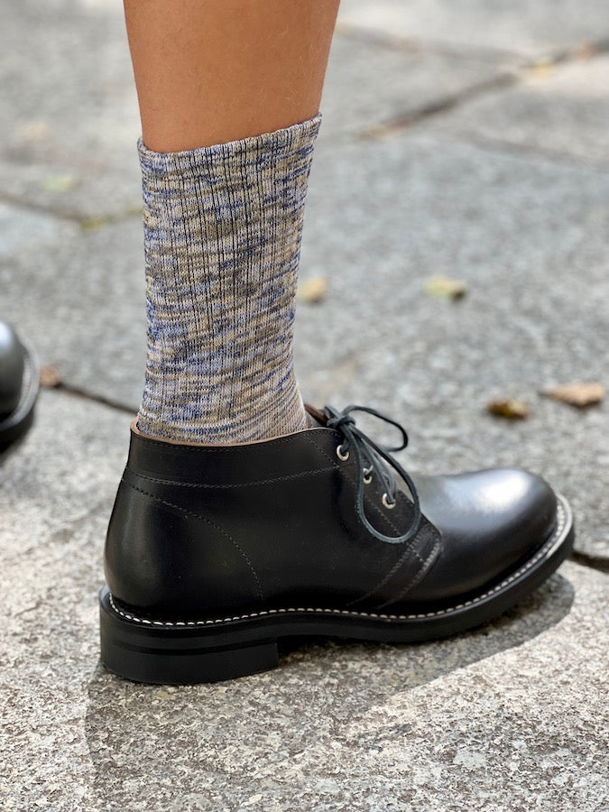 "Barlow" 8 INCH LENGTH OUTDOOR SOCKS - ULTIMA THULE EQUIPMENT - Navy < CORDURA FABRIC >