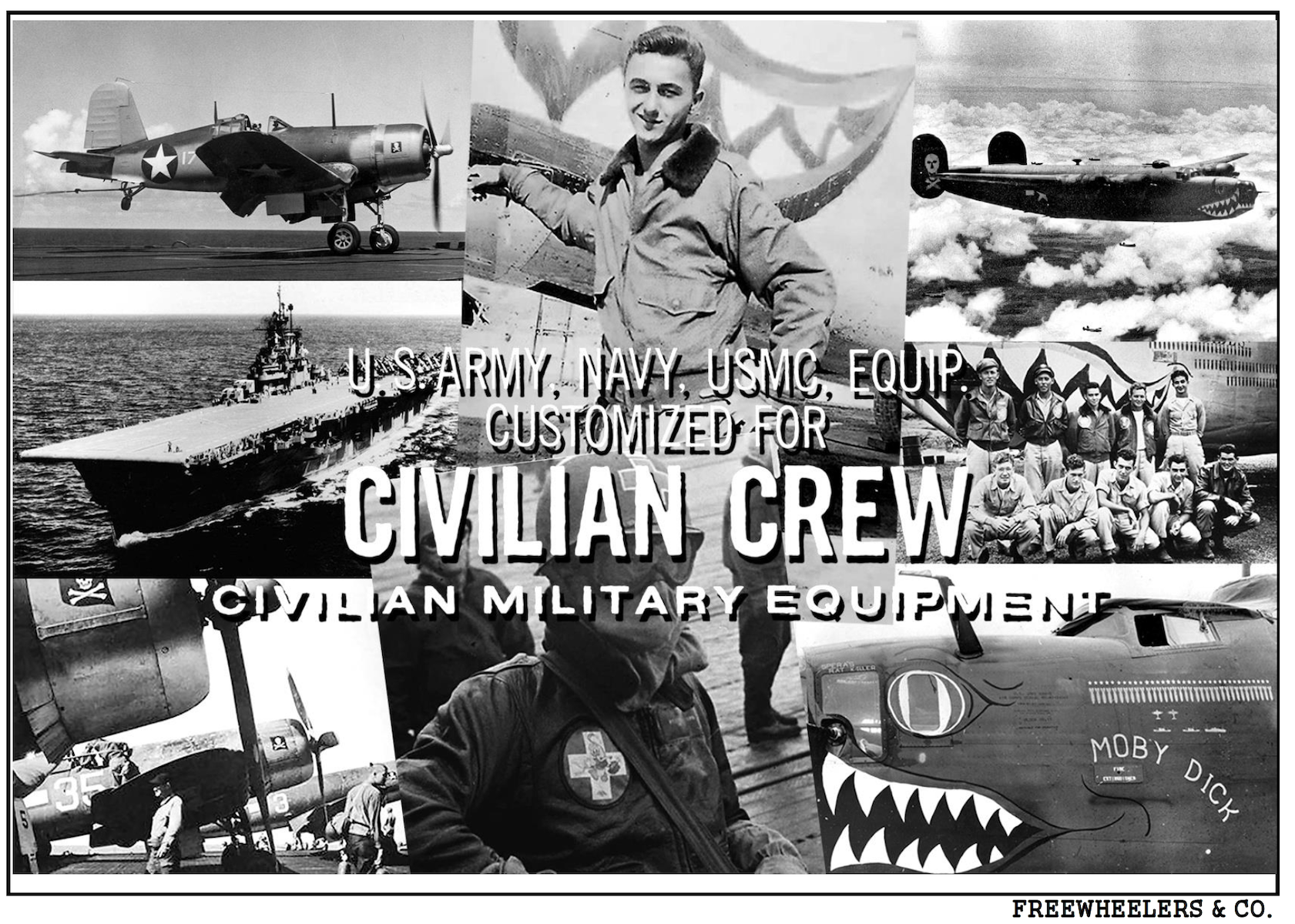 "TYPE B-10" CIVILIAN - 1940'S MILITARY CLOTHING - Dark Olive