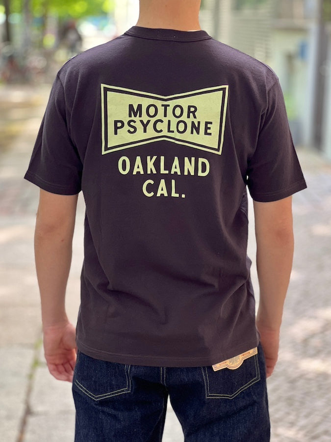 "SCREAMING EAGLE" - Vintage Style Medium Weight Jersey "50s POWER WEAR PRINTED LABEL"