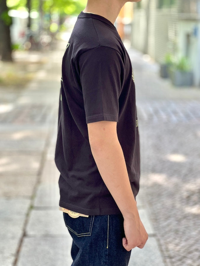 "SCREAMING EAGLE" - Vintage Style Medium Weight Jersey "50s POWER WEAR PRINTED LABEL"