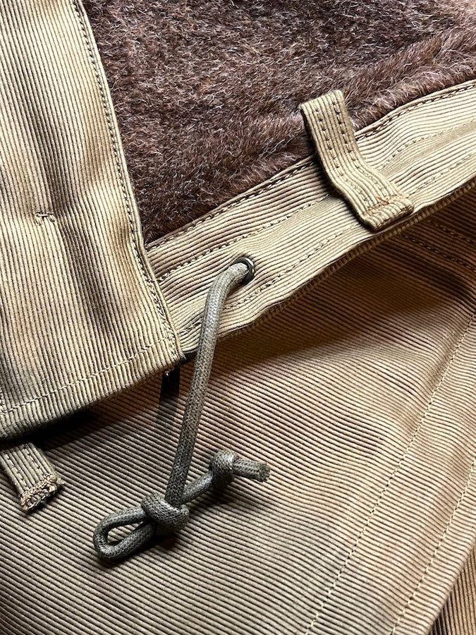 1940'S MILITARY CLOTHING "NAVY DEPARTMENT" ZIP DECK JACKET TYPE N-1 - Khaki Beige