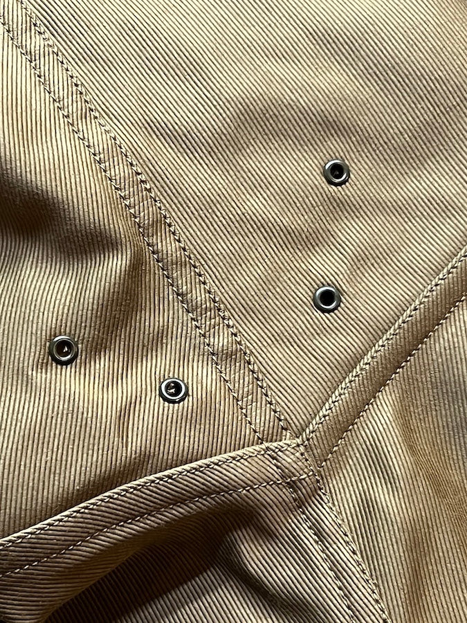 1940'S MILITARY CLOTHING "NAVY DEPARTMENT" ZIP DECK JACKET TYPE N-1 - Khaki Beige