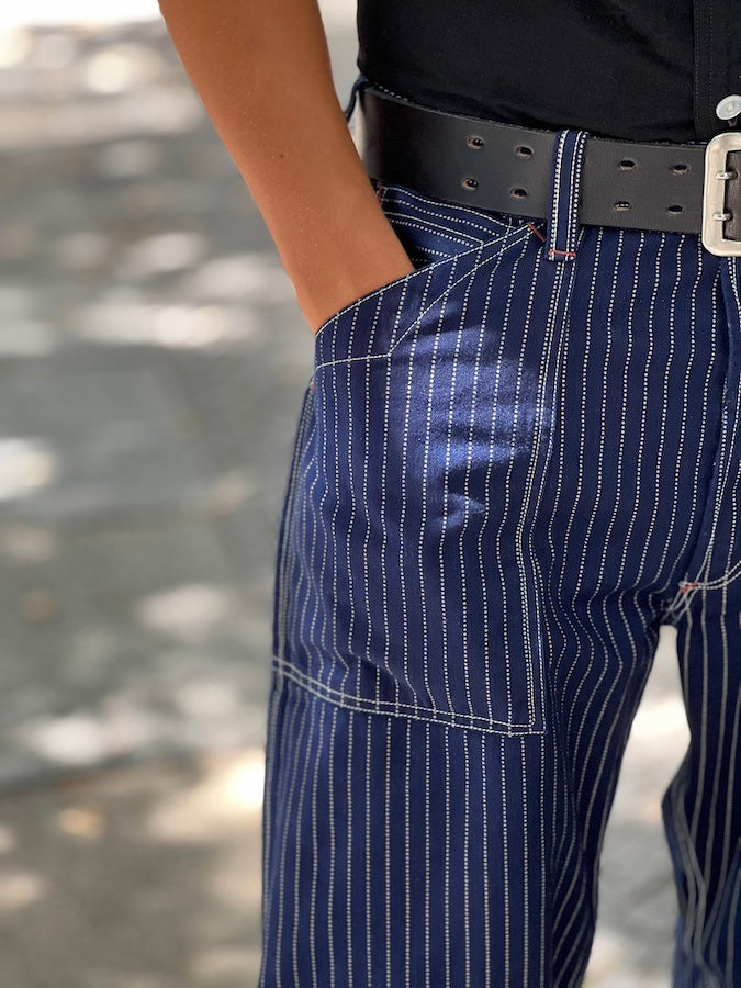 "LONGSHOREMAN" OVERALLS - 1900 ~ 1920s STYLE WORK CLOTHING - "Original Indigo Wabash Cloth" - UNION SPECIAL OVERALLS