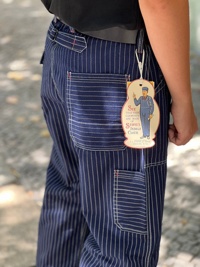 "LONGSHOREMAN" OVERALLS - 1900 ~ 1920s STYLE WORK CLOTHING - "Original Indigo Wabash Cloth" - UNION SPECIAL OVERALLS