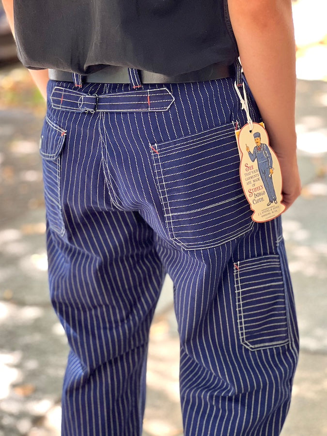 "LONGSHOREMAN" OVERALLS - 1900 ~ 1920s STYLE WORK CLOTHING - "Original Indigo Wabash Cloth" - UNION SPECIAL OVERALLS