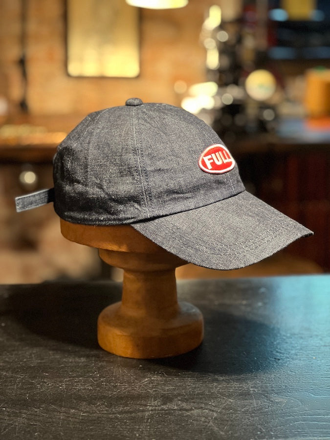 6770 - " FULL " Emblem Denim 1950's Baseball Cap
