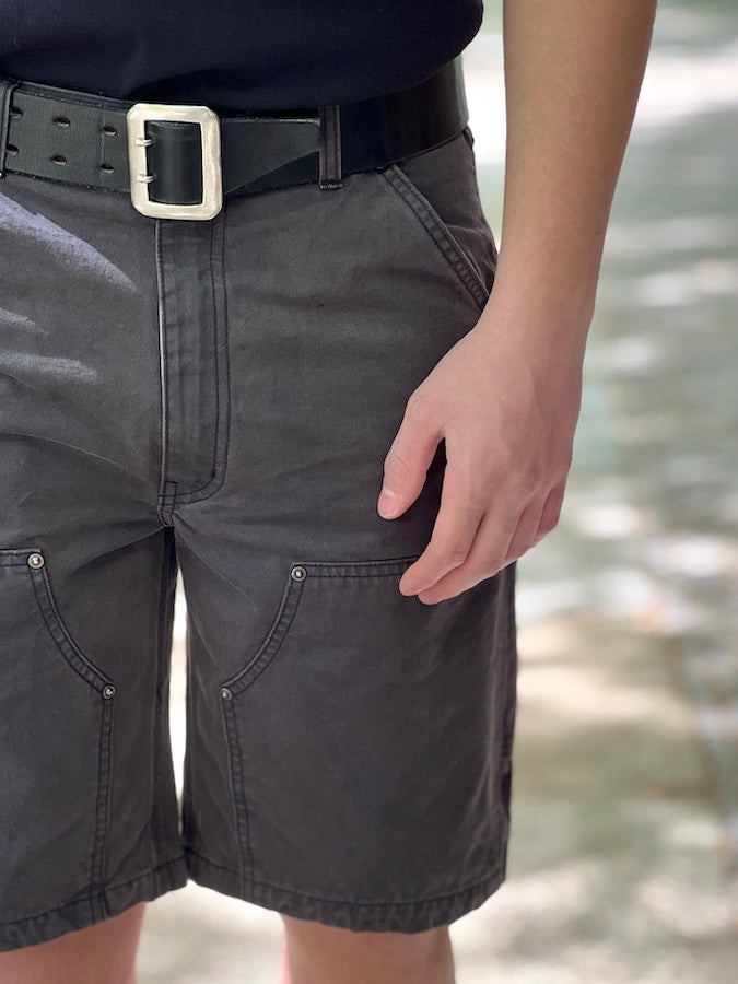 1909 Double Knee Shorts - Old Japanese Twill - Black