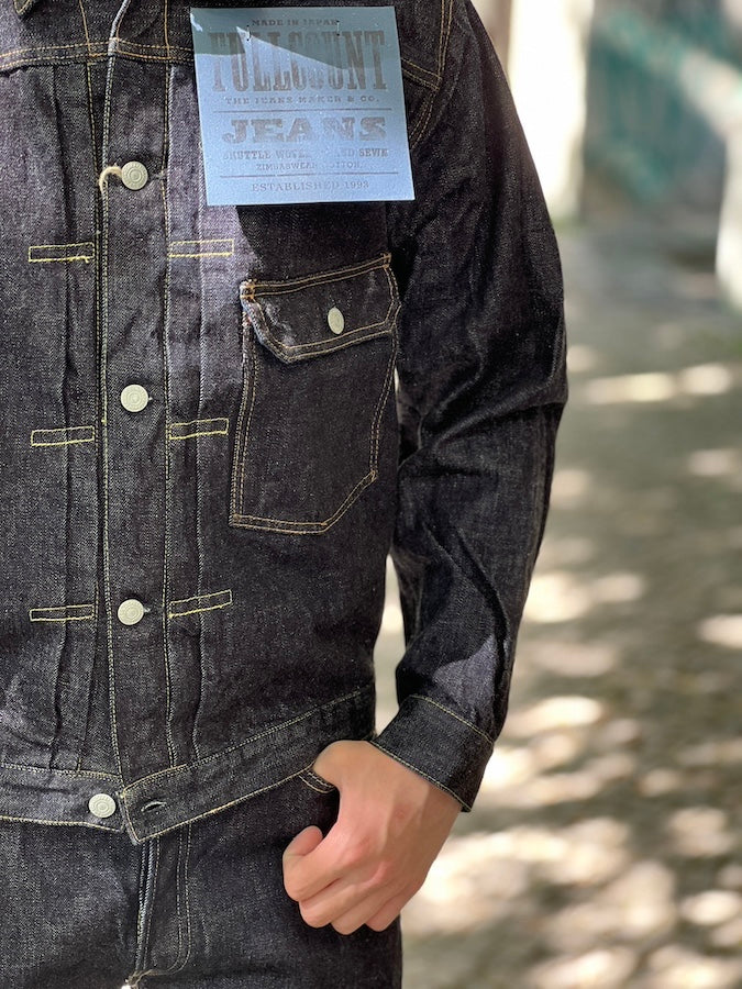 2107 XX-W - Type I Jacket - 15.5oz Selvedge Denim - One Washed
