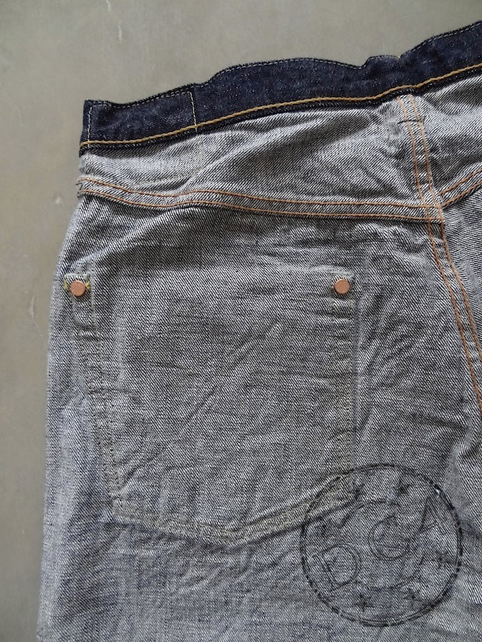 1101 XX-W - Original Straight - 15.5oz Selvedge Denim - One Washed