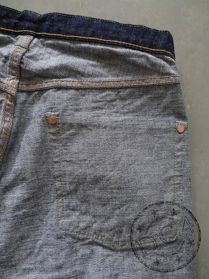 1101 XX-W - Original Straight - 15.5oz Selvedge Denim - One Washed