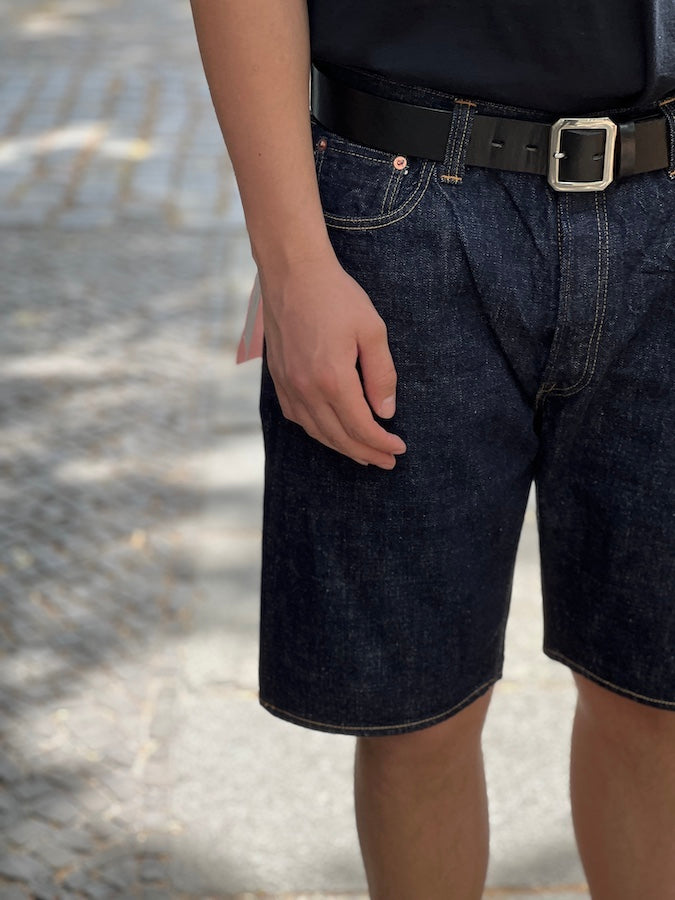1904-25 - 5 Pocket Denim Shorts - 13.7oz " Indigo " Selvedge Denim