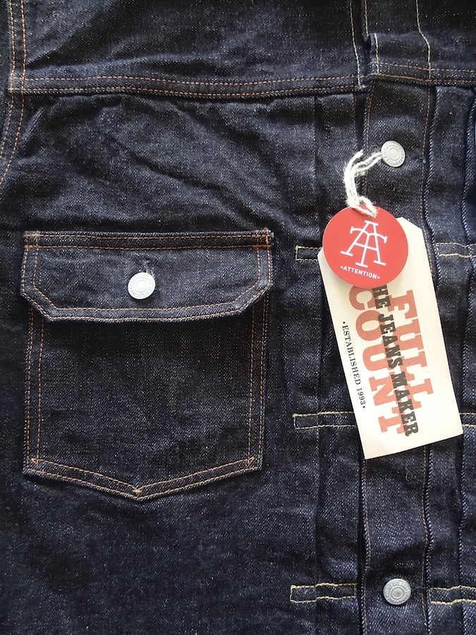 2102 XX-W - Type II Jacket - 15.5oz Selvedge Denim - One Washed