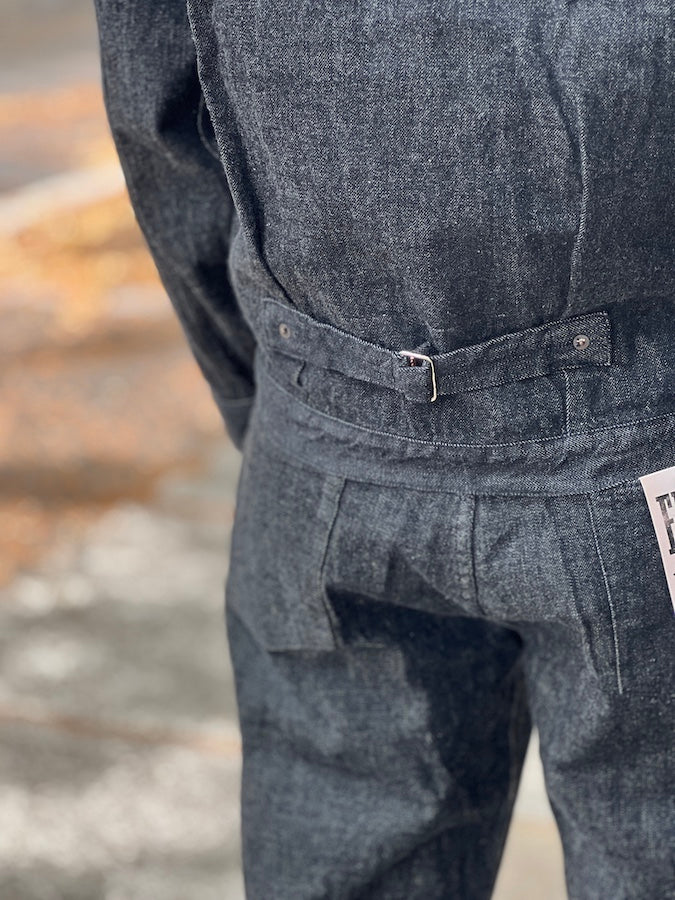 2107BK - Type I Black Denim Jacket - 13.7oz Selvedge Denim - One Washed