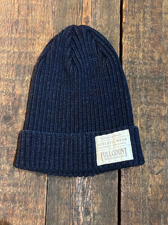 Ribbed Watch Cap - Indigo Dyed