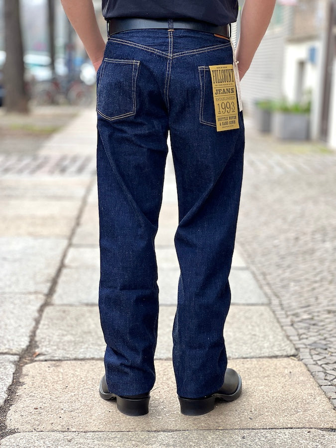 1105SS - Wide Denim ( SUPER SMOOTH ) - 11.5oz Selvedge Denim - One Washed