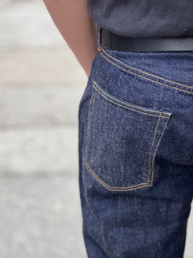 1101SS - Straight ( SUPER SMOOTH ) Denim - 11.5oz Selvedge Denim - One Washed