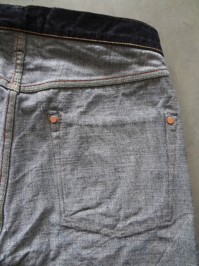 1110 XX-W - Tapered Middle Straight - 15.5oz Selvedge Denim - One Washed