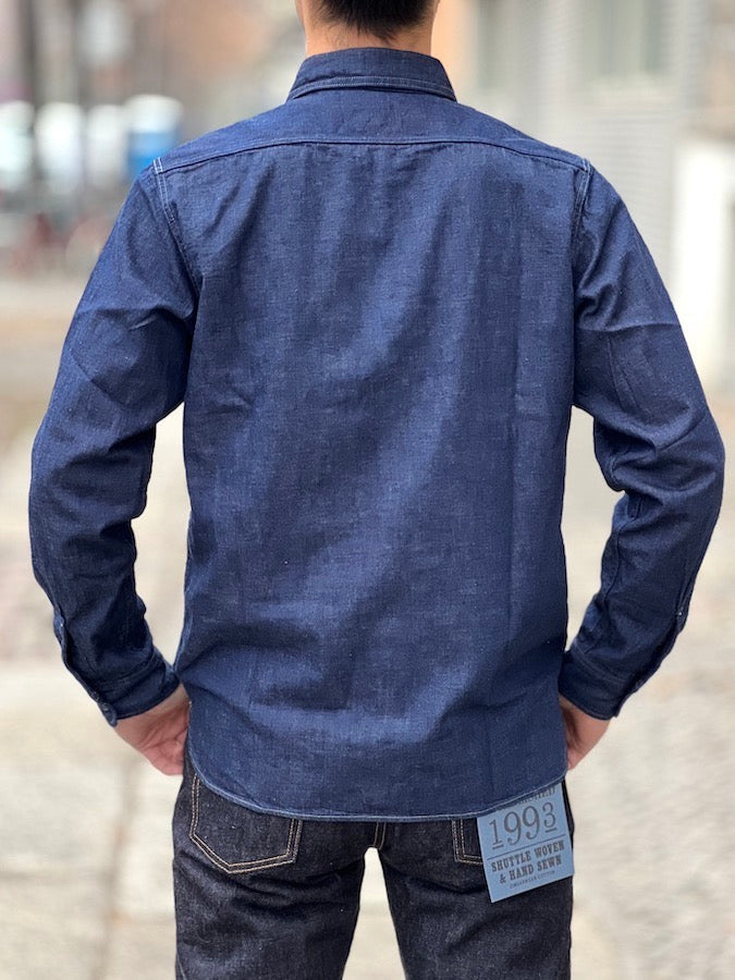 4890 - 8oz Denim Work Shirt - One Washed