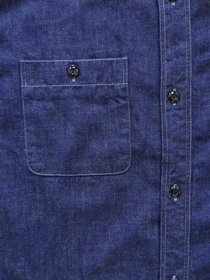 4890 - 8oz Denim Work Shirt - One Washed