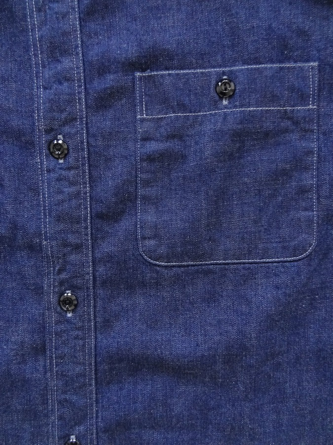 4890 - 8oz Denim Work Shirt - One Washed
