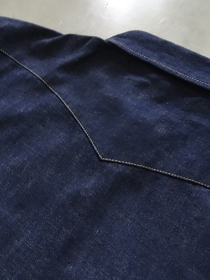 4894 - 8oz Denim Western Shirt - One Washed