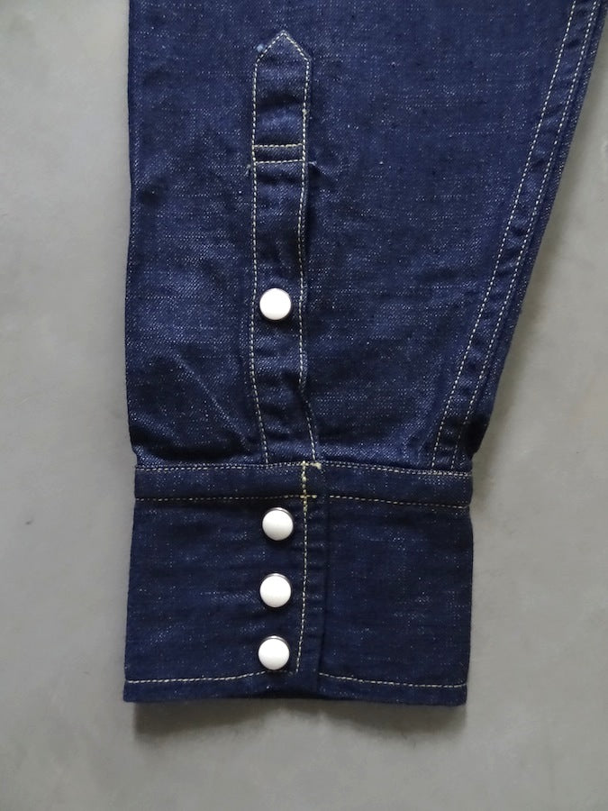 4894 - 8oz Denim Western Shirt - One Washed