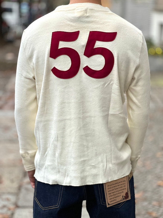 OLD CROW by Glad Hand & Co. - "55" - L/S T-SHIRTS - Ivory