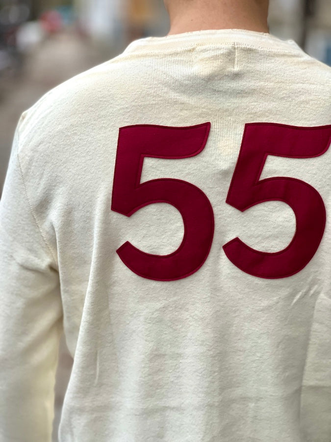 OLD CROW by Glad Hand & Co. - "55" - L/S T-SHIRTS - Ivory