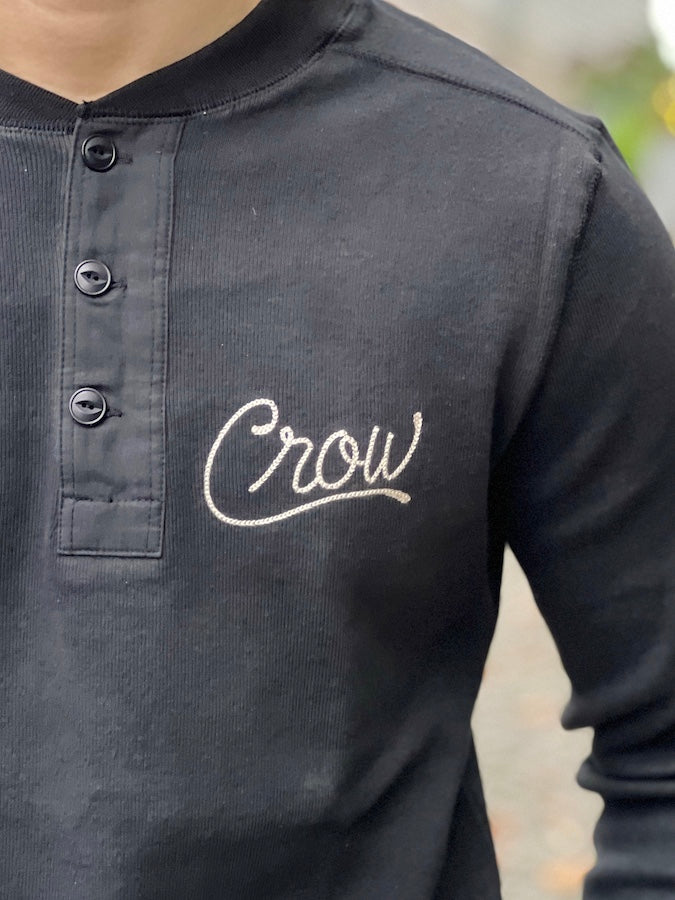 OLD CROW - FOUR CYLINDER S.C.C. - L/S HENRY T-SHIRT - Black
