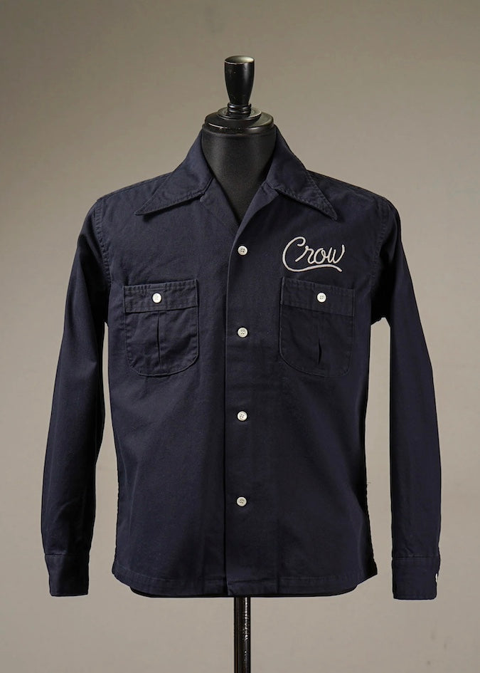 OLD CROW by Glad Hand & Co. - V8 WORK SHIRT - Navy