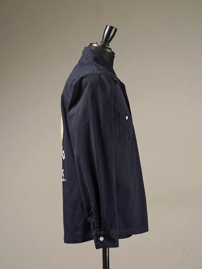 OLD CROW by Glad Hand & Co. - V8 WORK SHIRT - Navy