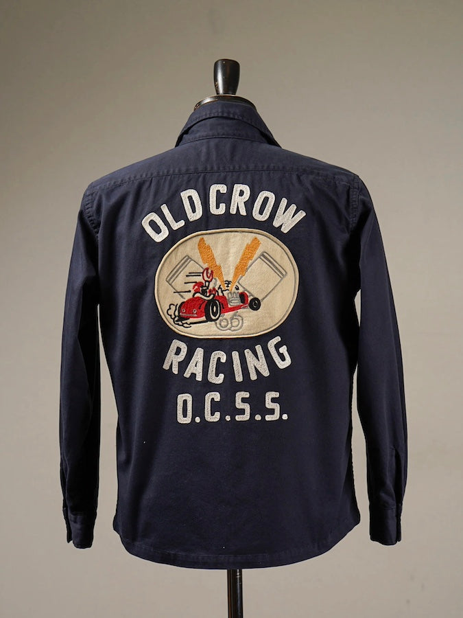 OLD CROW by Glad Hand & Co. - V8 WORK SHIRT - Navy