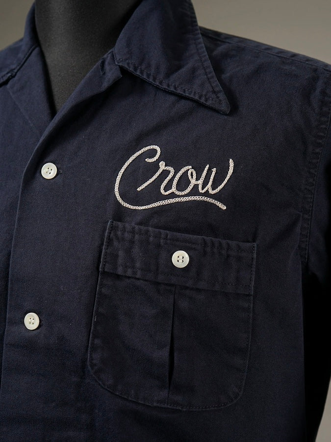 OLD CROW by Glad Hand & Co. - V8 WORK SHIRT - Navy
