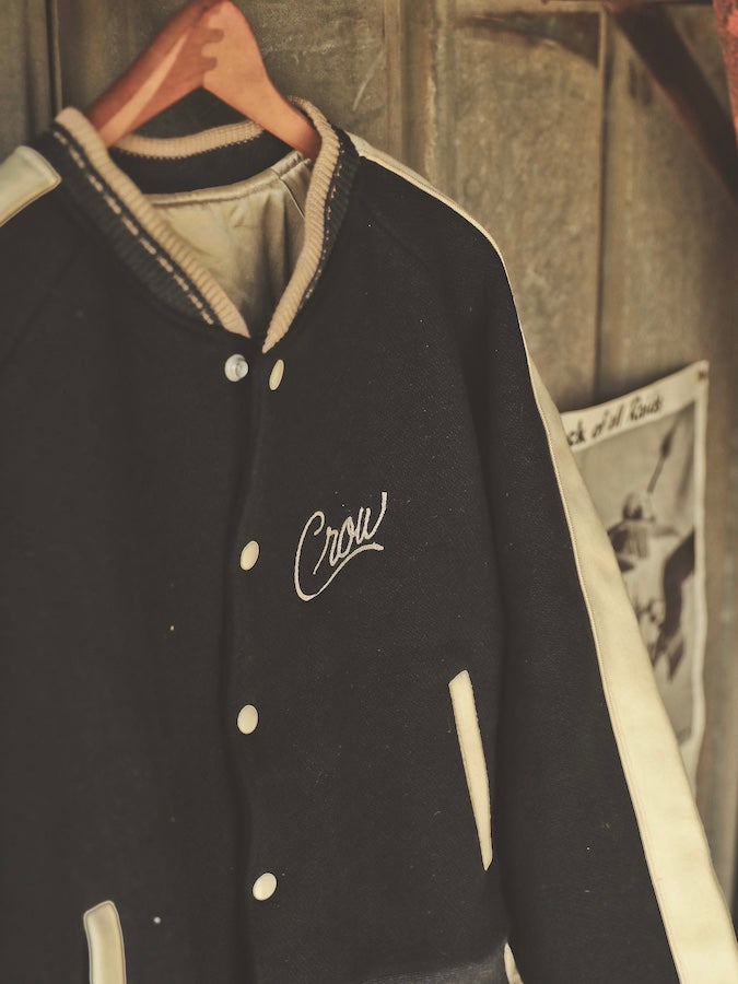 OLD CROW by Glad Hand & Co. - V8 CLUB JACKET - Black