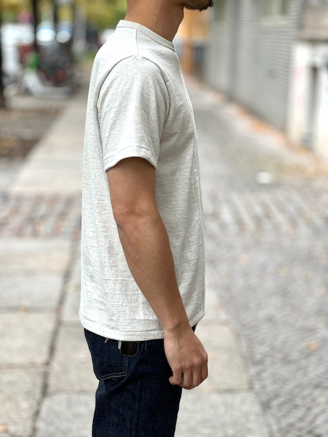 ROYAL CLASS - R-01 Loopwheel T-Shirt - Oatmeal