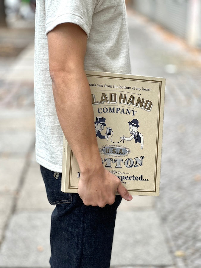 ROYAL CLASS - R-01 Loopwheel T-Shirt - Oatmeal