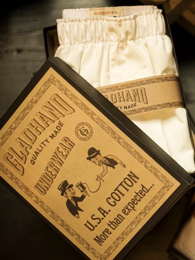 STANDARD BOXER SHORTS - 100% U.S.A. Cotton - Sax