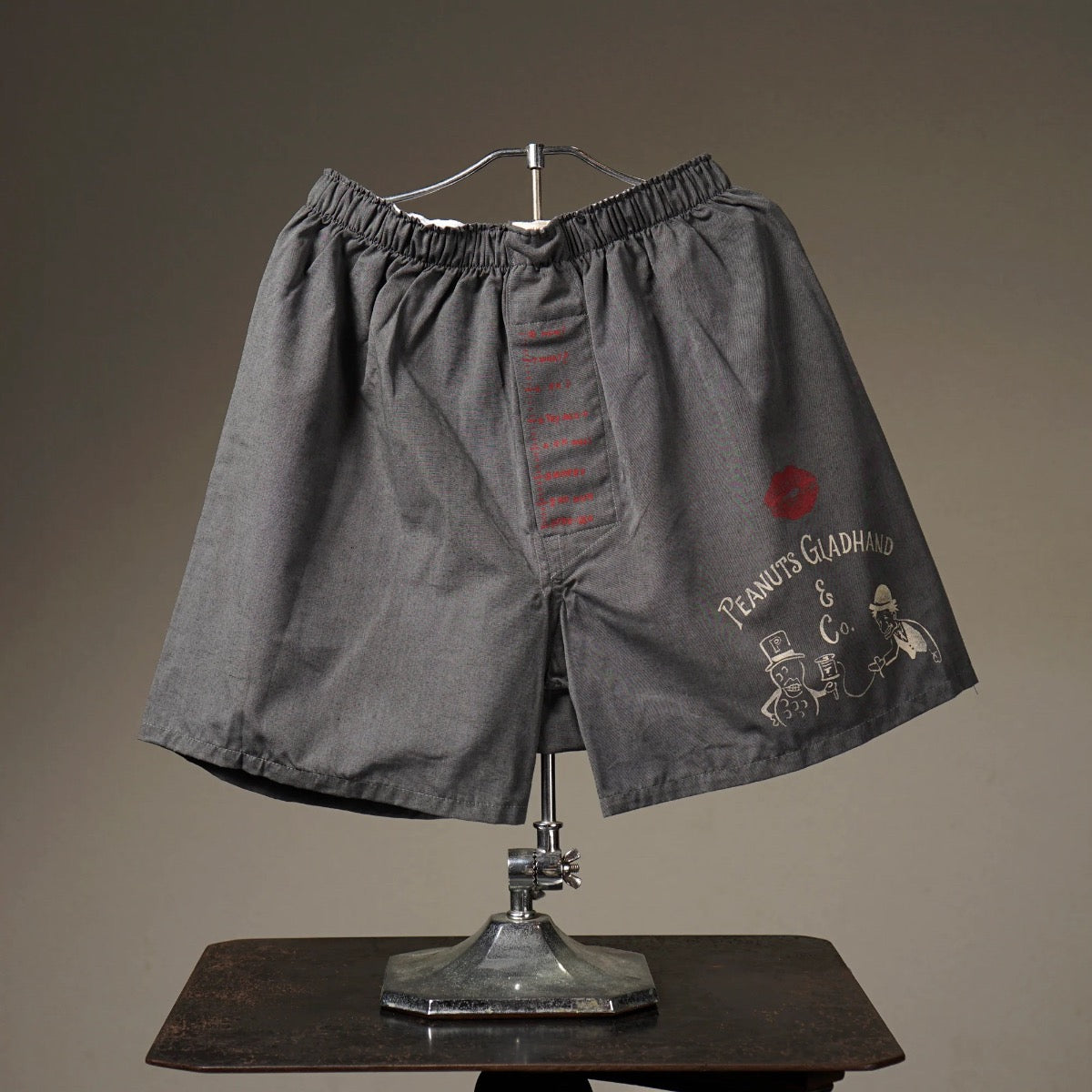 PEANUTS & Co. - LIMITED BOXER SHORTS 05" PANTY MESSAGE YOU'RE CHOICE " - Black