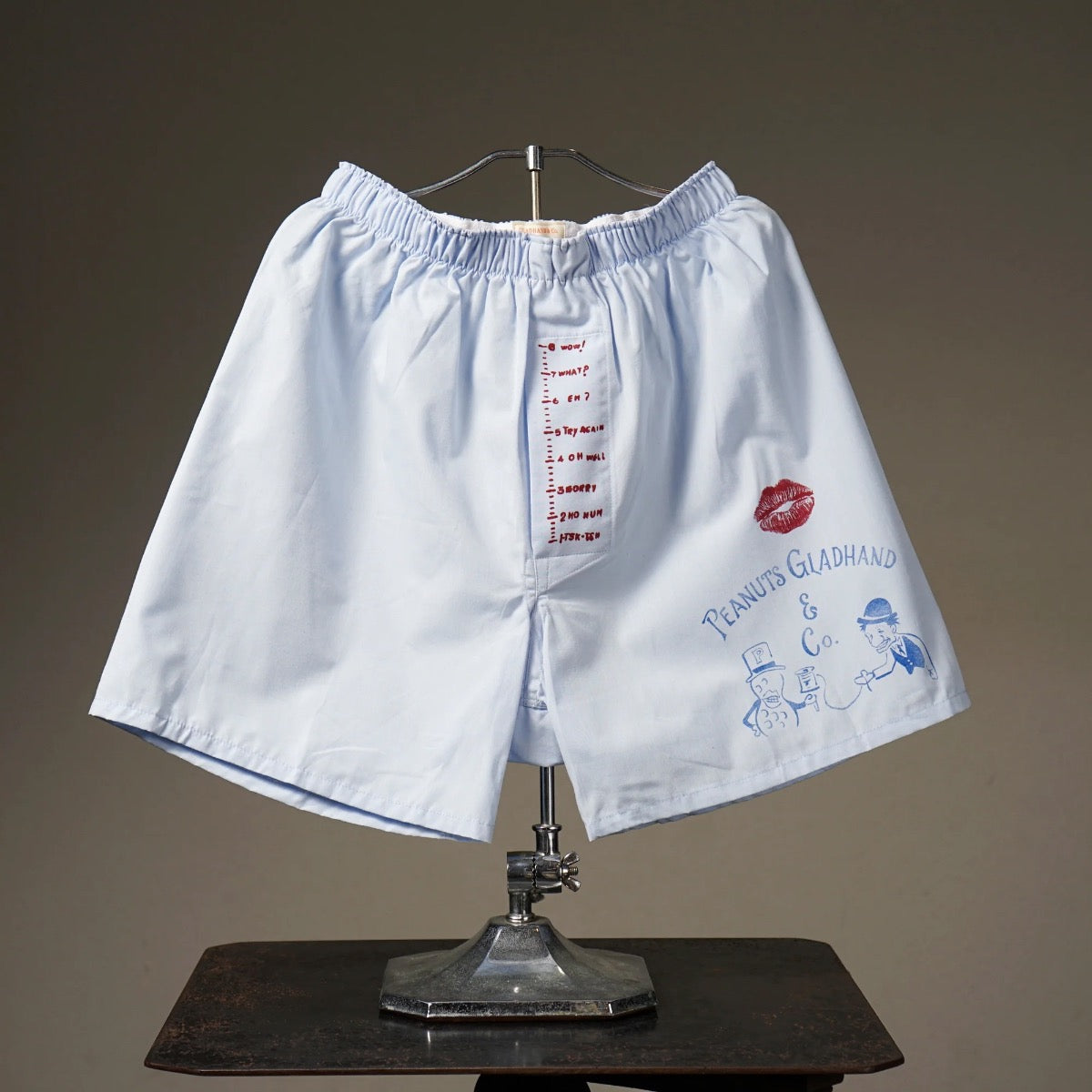PEANUTS & Co. - LIMITED BOXER SHORTS 05" PANTY MESSAGE YOU'RE CHOICE " - Sax